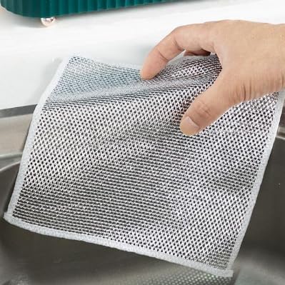 Non Scratch Dish Wash Cloth (Pack Of 5) قماش غسيل الصحون بدون خدش 5 قطع