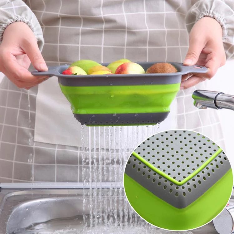 2 in 1 Rotatable Double Basket Strainer مصفاة سلة مزدوجة دوارة 2 في 1