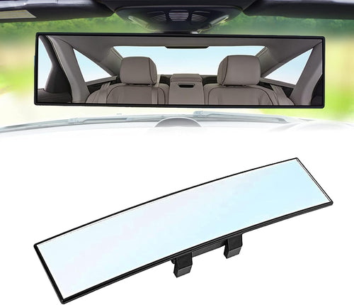 12" Panoramic Clip-On Rearview Mirror, Wide Angle مرآة خلفية بانورامية 12 بوصة زاوية عريضة