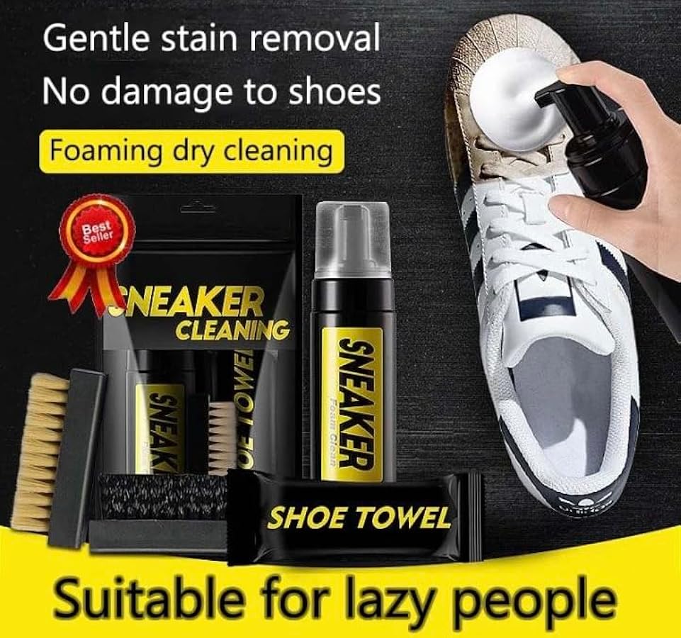 Shoes Foam Cleaner Kit طقم تنظيف الأحذية بالرغوة