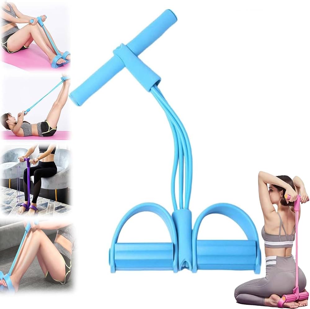 Multifunctional Pedal Puller Resistance Rope حبل مقاومة متعدد الوظائف للتمارين