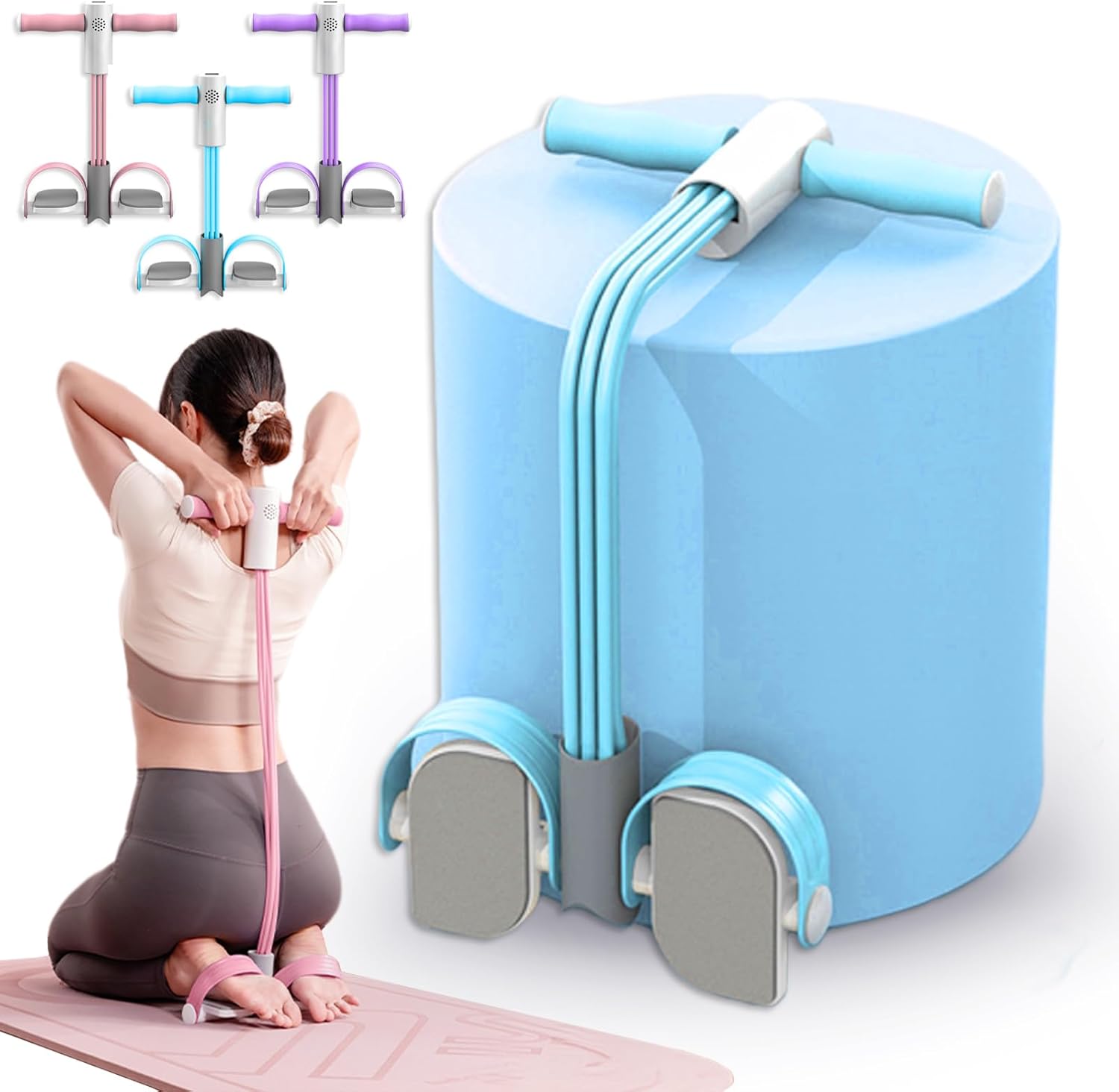 Multifunctional Pedal Puller Resistance Rope حبل مقاومة متعدد الوظائف للتمارين