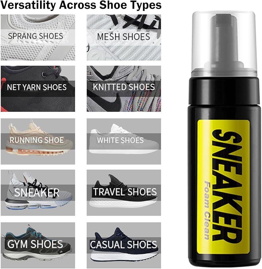 Shoes Foam Cleaner Kit طقم تنظيف الأحذية بالرغوة