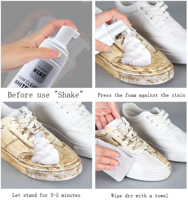 Shoes Foam Cleaner Kit طقم تنظيف الأحذية بالرغوة