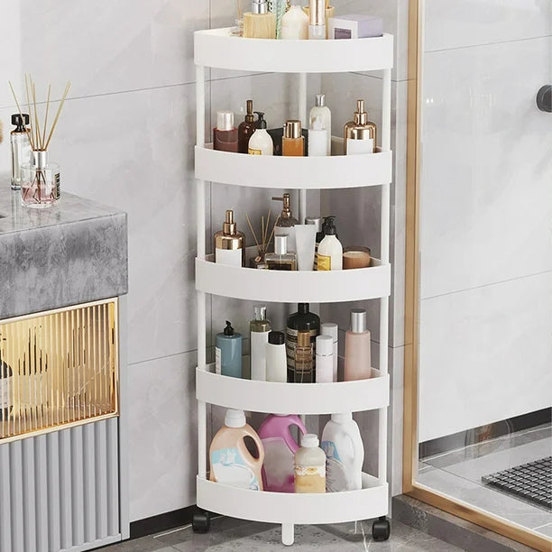 5 layers Rolling Corner Shelf رف زاوية دوار 5 طوابق