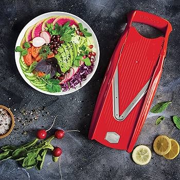 5-in-1 Stainless Steel Mandolin Vegetable Slicer قاطعة خضروات ماندولين استانلس 5 في 1