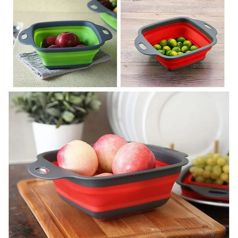 2 in 1 Rotatable Double Basket Strainer مصفاة سلة مزدوجة دوارة 2 في 1
