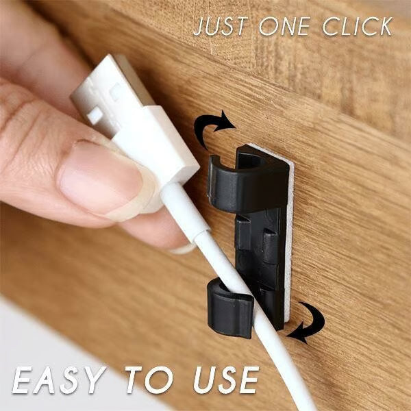 Adhesive Mini Cords Organizer (20 PCS) منظم كابلات لاصق ميني 20 قطعة