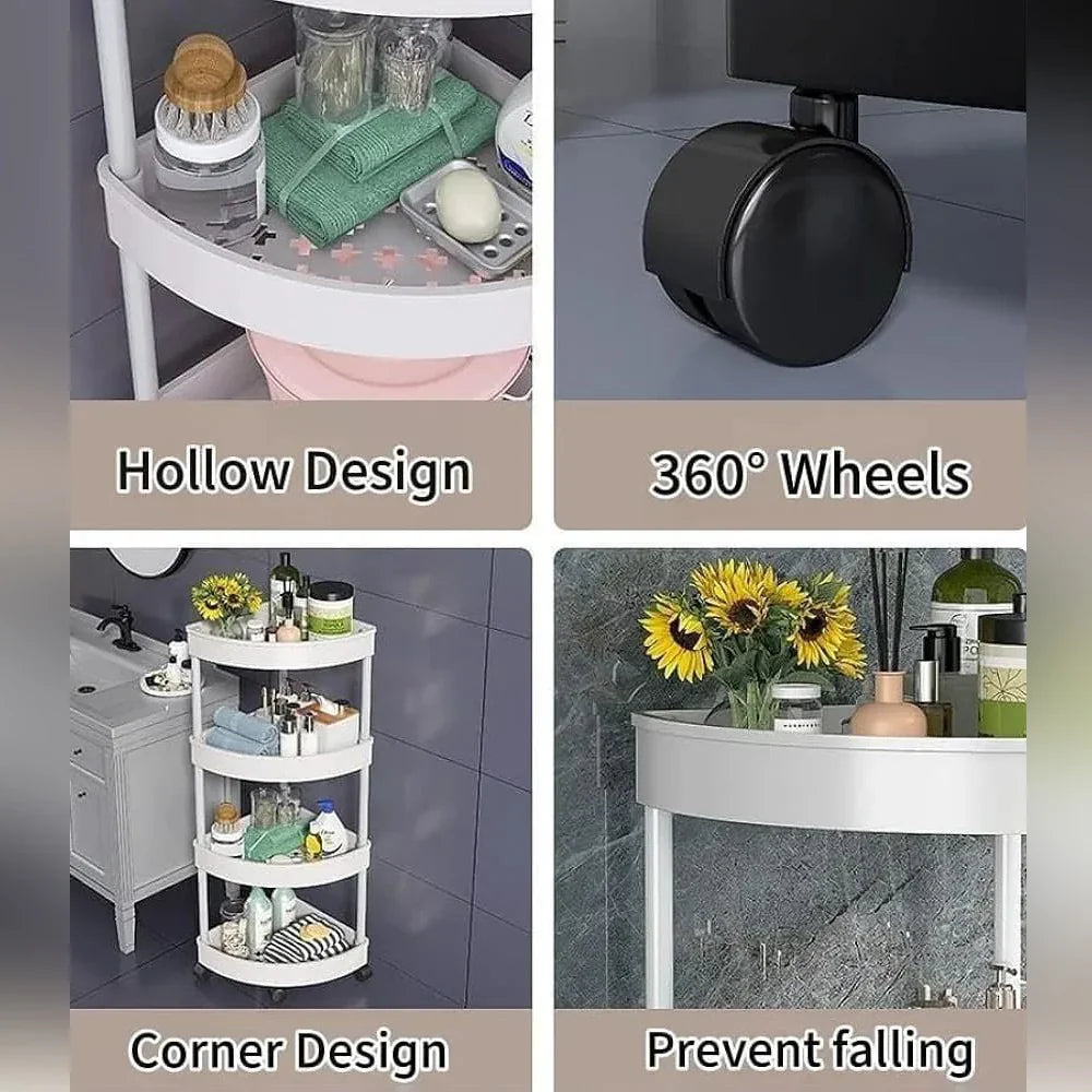 5 layers Rolling Corner Shelf رف زاوية دوار 5 طوابق