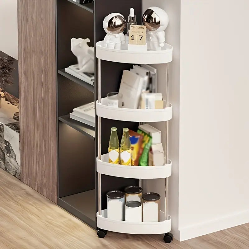 5 layers Rolling Corner Shelf رف زاوية دوار 5 طوابق