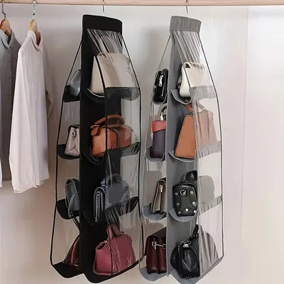 8 Pocket Dust-Proof Bag Organizer منظم حقائب 8 جيوب مضاد للغبار