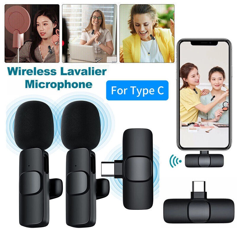 K9 Wireless Lavalier Microphone TYPE-C مايكروفون لاسلكي K9 منفذ TYPE-C